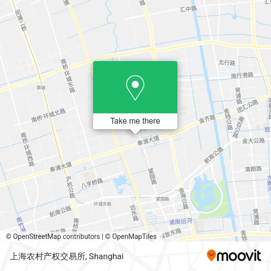 上海农村产权交易所 map