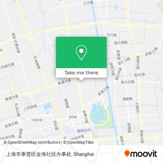 上海市奉贤区金海社区办事处 map