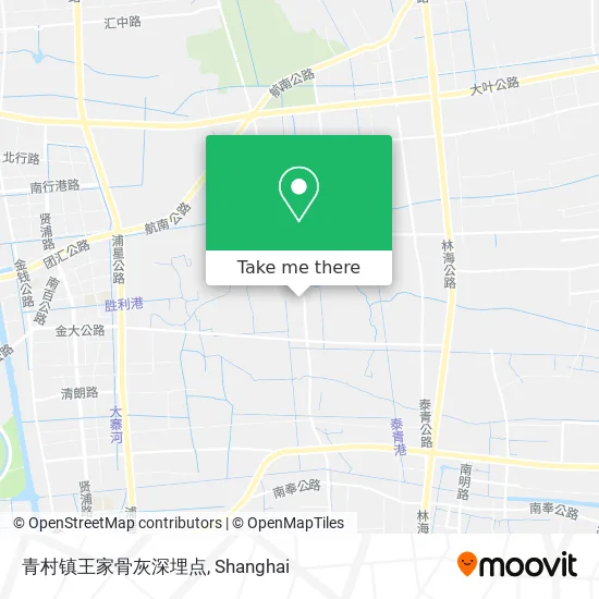青村镇王家骨灰深埋点 map