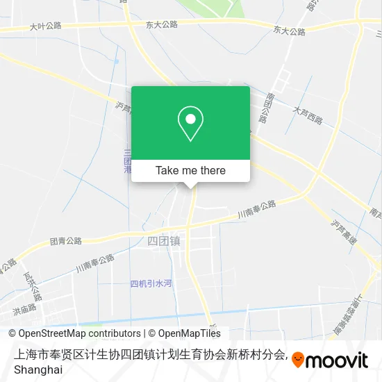 上海市奉贤区计生协四团镇计划生育协会新桥村分会 map