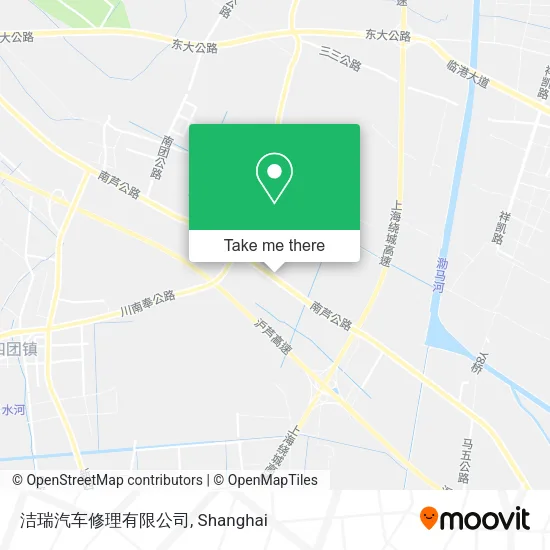 洁瑞汽车修理有限公司 map