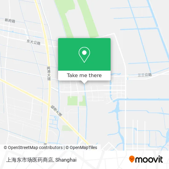 上海东市场医药商店 map