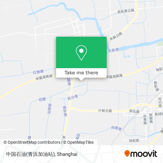 中国石油(青浜加油站) map