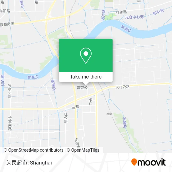 为民超市 map