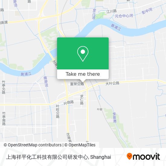 上海祥平化工科技有限公司研发中心 map