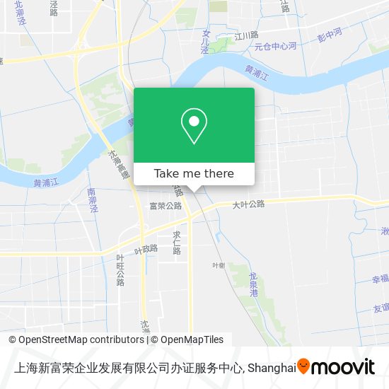 上海新富荣企业发展有限公司办证服务中心 map