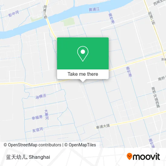 蓝天幼儿 map