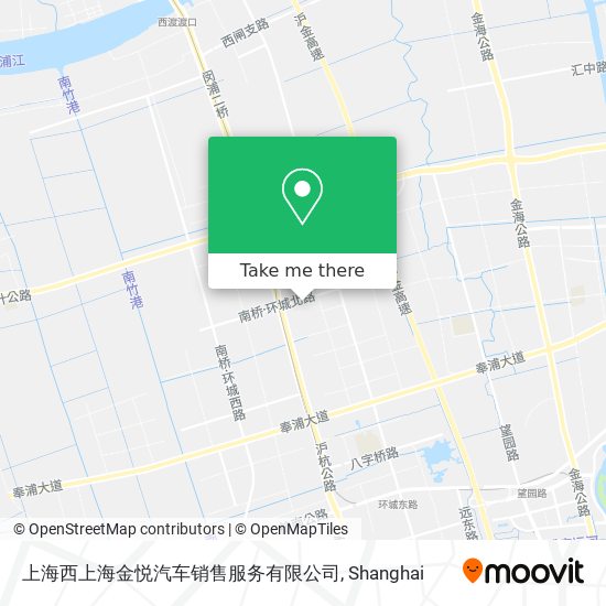 上海西上海金悦汽车销售服务有限公司 map