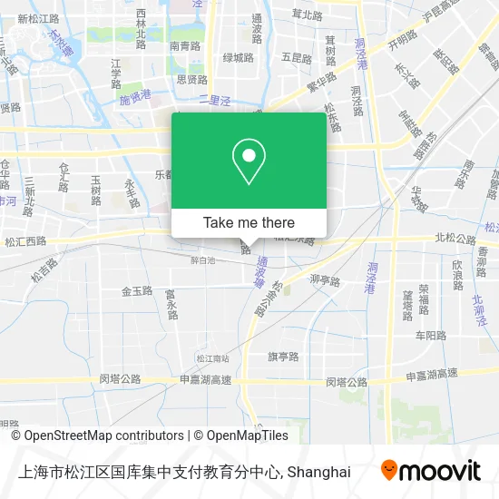 上海市松江区国库集中支付教育分中心 map