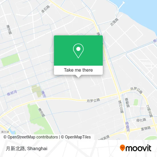 月新北路 map