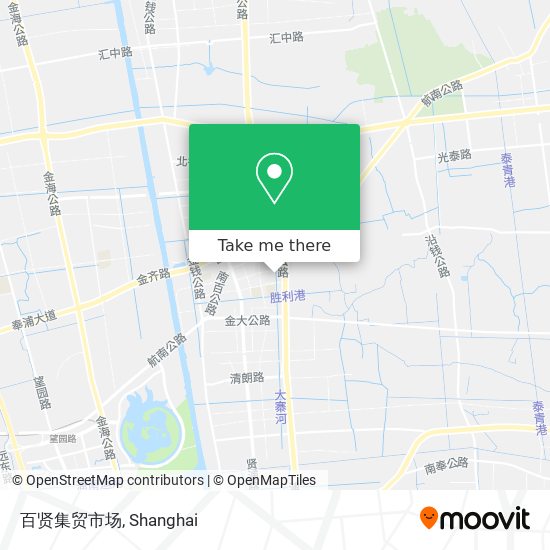 百贤集贸市场 map