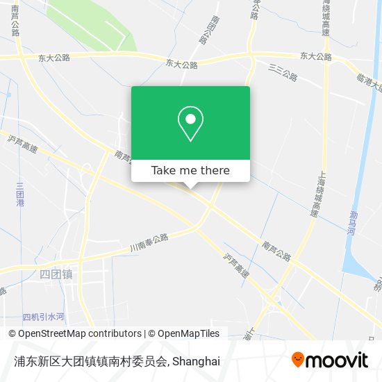 浦东新区大团镇镇南村委员会 map