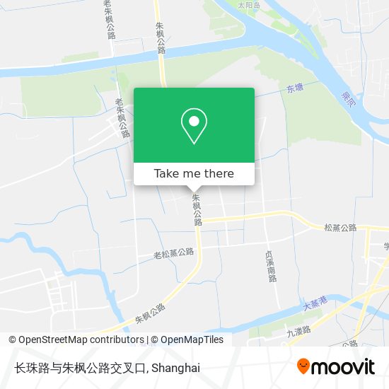长珠路与朱枫公路交叉口 map