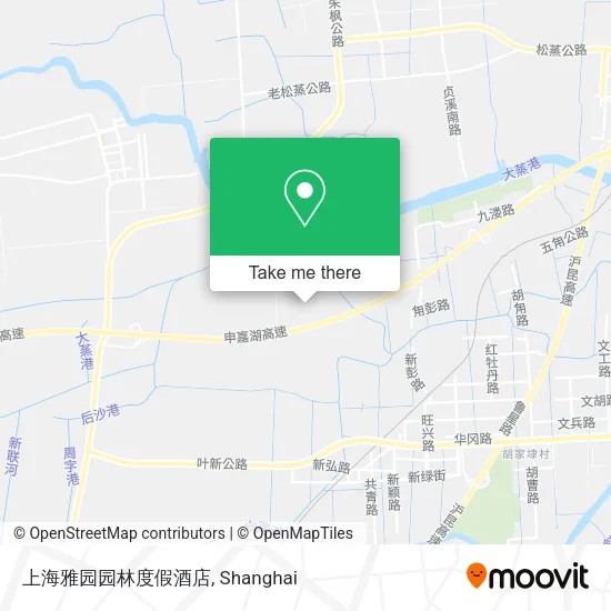 上海雅园园林度假酒店 map