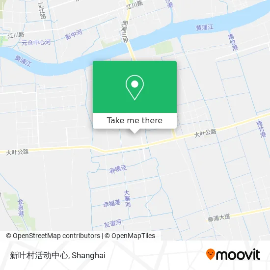 新叶村活动中心 map