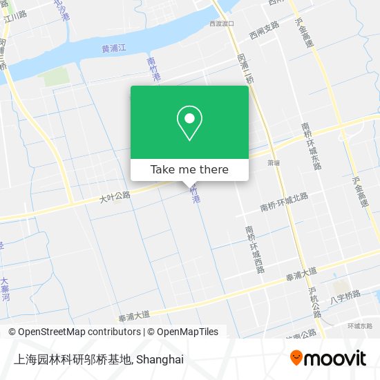 上海园林科研邬桥基地 map