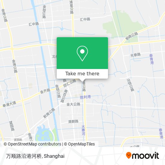 万顺路沿港河桥 map