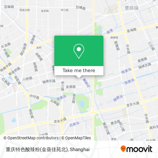 重庆特色酸辣粉(金葵佳苑北) map