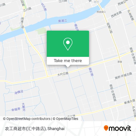 农工商超市(汇中路店) map