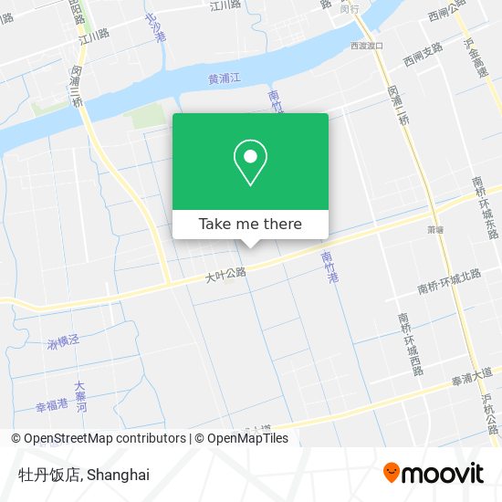 牡丹饭店 map