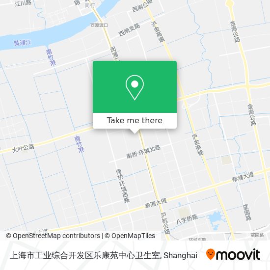 上海市工业综合开发区乐康苑中心卫生室 map