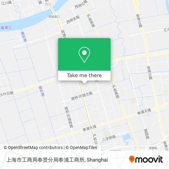 上海市工商局奉贤分局奉浦工商所 map