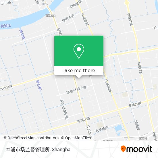 奉浦市场监督管理所 map