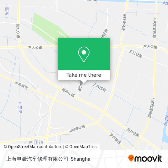 上海申豪汽车修理有限公司 map