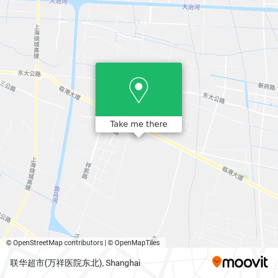 联华超市(万祥医院东北) map