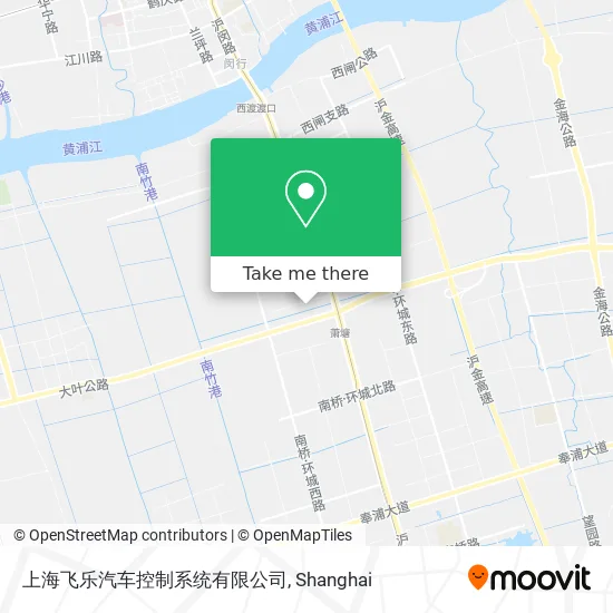 上海飞乐汽车控制系统有限公司 map