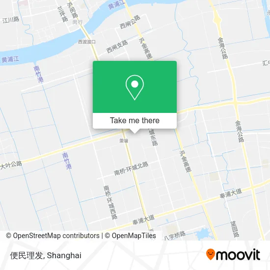 便民理发 map