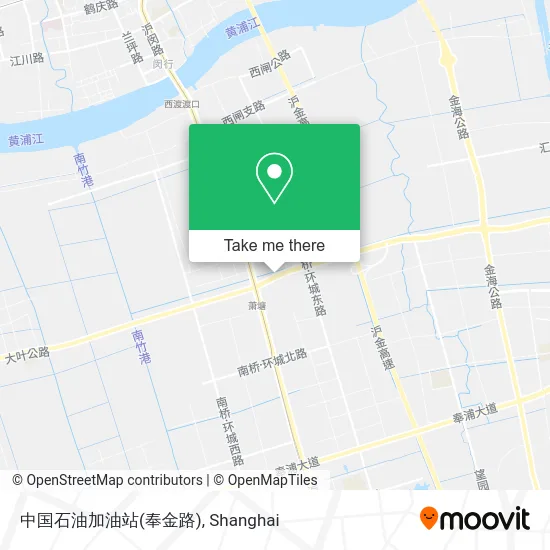 中国石油加油站(奉金路) map