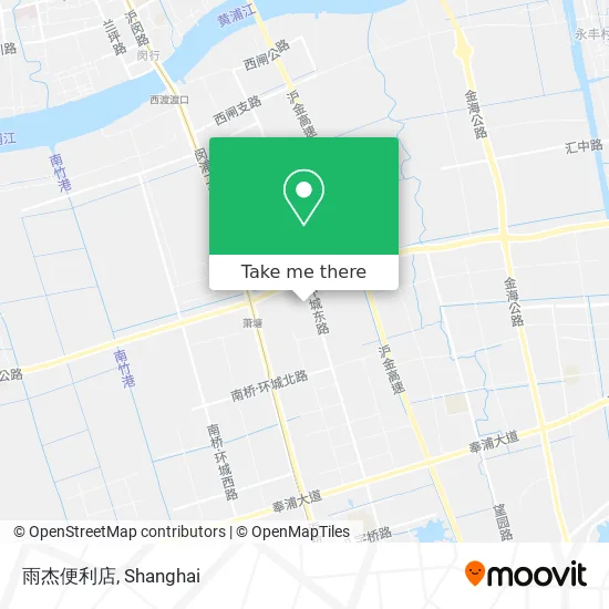 雨杰便利店 map