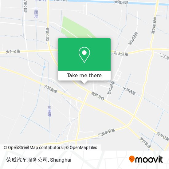 荣威汽车服务公司 map
