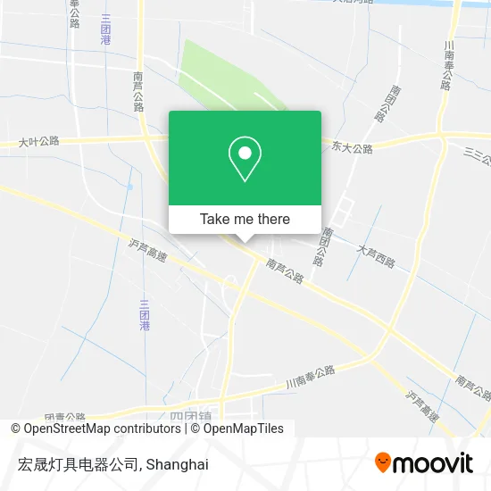 宏晟灯具电器公司 map