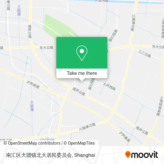 南汇区大团镇北大居民委员会 map