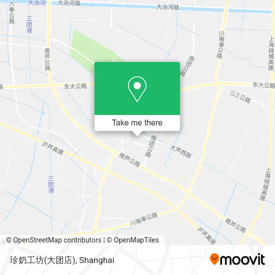 珍奶工坊(大团店) map