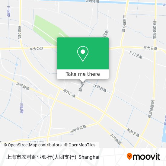 上海市农村商业银行(大团支行) map