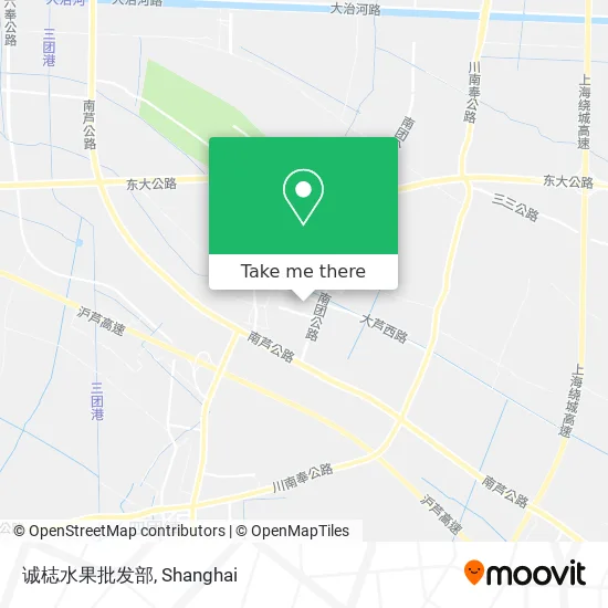 诚梽水果批发部 map