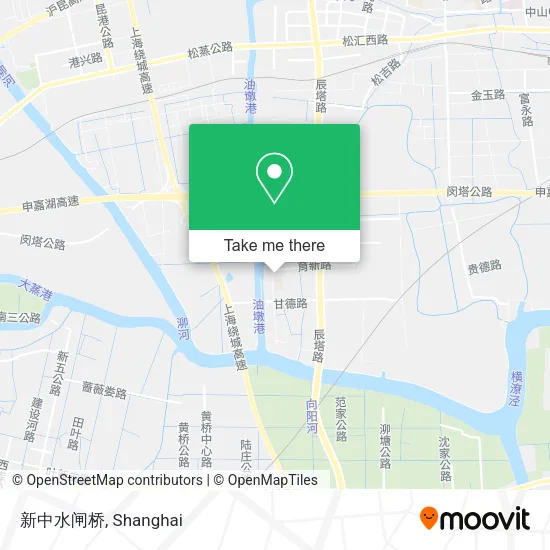 新中水闸桥 map