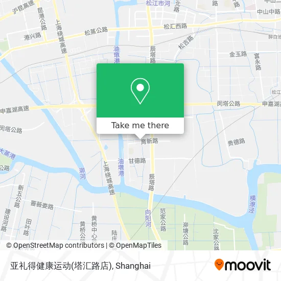 亚礼得健康运动(塔汇路店) map