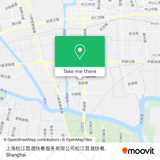 上海松江普晟快餐服务有限公司松江普晟快餐 map