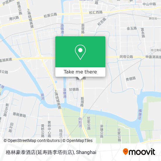 格林豪泰酒店(延寿路李塔街店) map