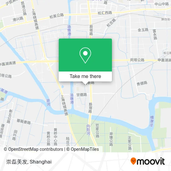 崇磊美发 map