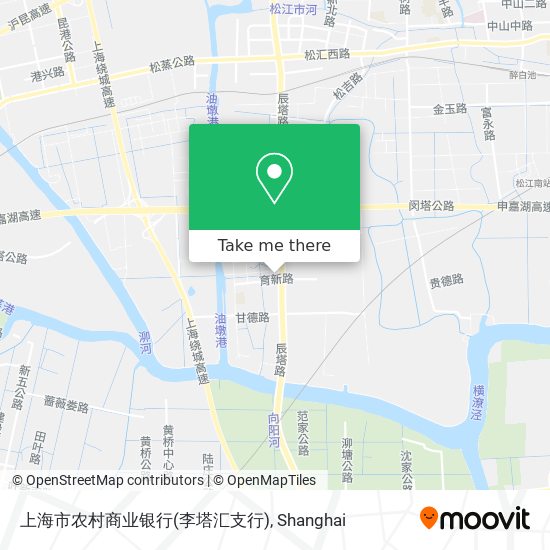 上海市农村商业银行(李塔汇支行) map