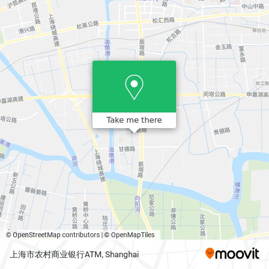 上海市农村商业银行ATM map