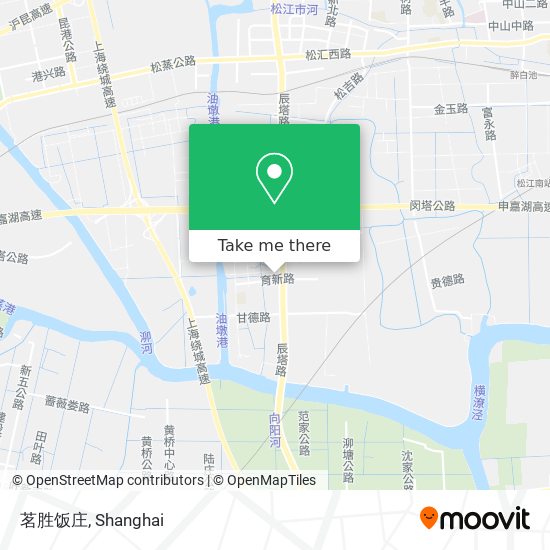 茗胜饭庄 map
