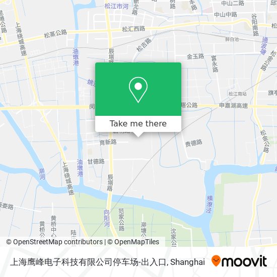 上海鹰峰电子科技有限公司停车场-出入口 map