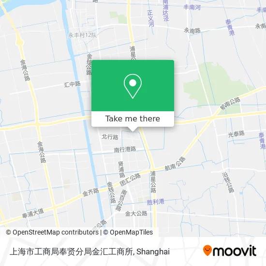 上海市工商局奉贤分局金汇工商所 map