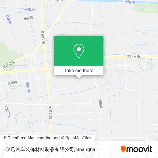 茂迅汽车装饰材料制品有限公司 map